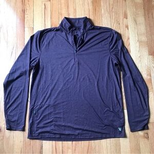 Vuori Men's Brown Long Sleeve Pullover